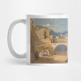 Bridge in a Continental Town by John Sell Cotman Mug